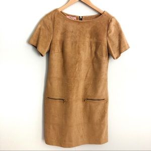 Phoebe Couture Faux Suede Dress | Size 2